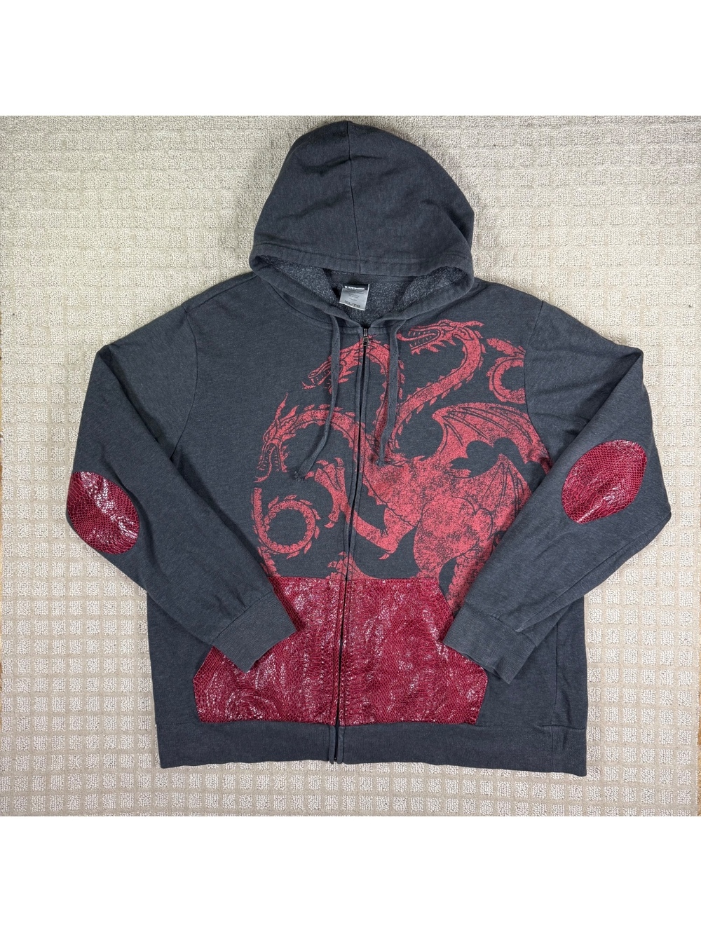 Game Of Thrones Targaryen Zip Hoodie XL
